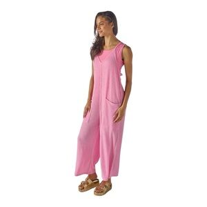 NWT Simply Southern Knit Jumpsuit Sz.. S-Pink